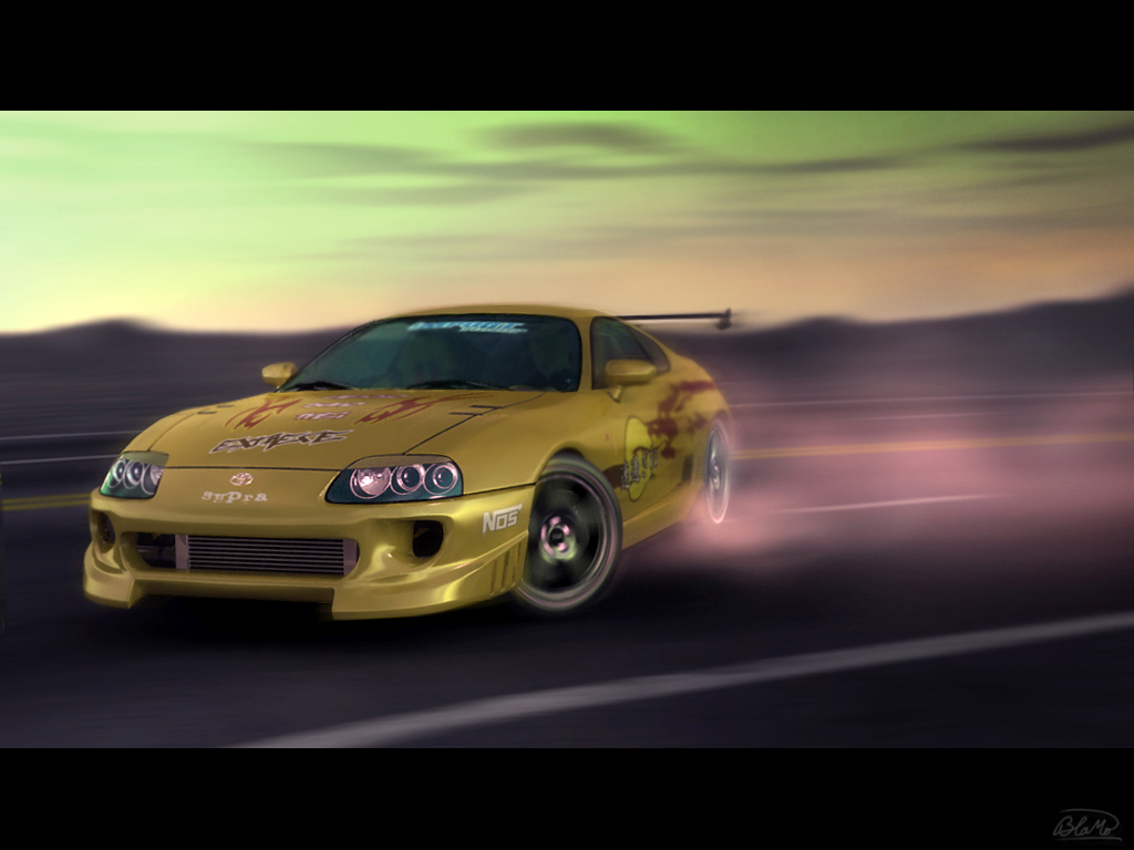 who is the toyota supra drift girl #5